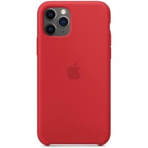 Red silicone Iphone 11 pro max Case
